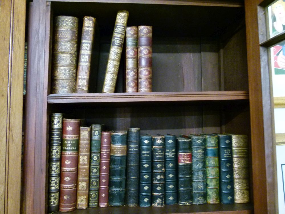 Books - Large quantity of mainly 19th Century leather bindings to include Carlyle's Works, Charles - Image 11 of 12