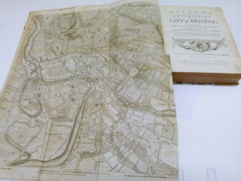 Books - Barrett, William, FSA - History and Antiquities of the City of Bristol, printed by William - Image 5 of 10