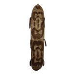 Ethnographica - Papua New Guinea (Sepik River) tribal carved softwood 'Spirit Board', having incised