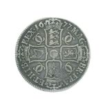 Coins - Charles II silver crown dated 1677 Condition: Some loss of definition particularly to the