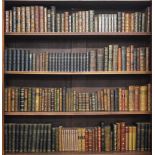 Books - Large quantity of mainly 19th Century leather bindings to include Carlyle's Works, Charles