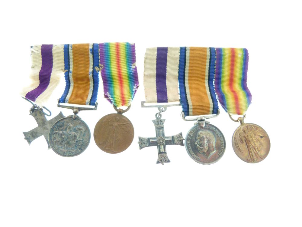 Medals - World War I Military Cross trio awarded to Leu G.R. Atkin, Cambridgeshire Regiment, - Image 10 of 11