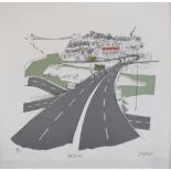 Susie Brooks (Contemporary) - Silk screen print on paper - 'Aaah Bristol', signed and dated in