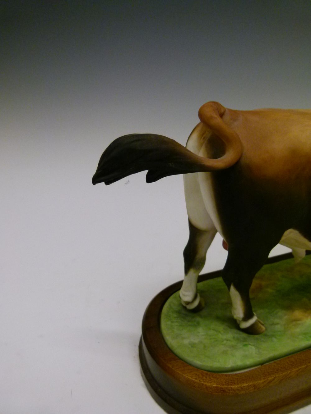 Royal Worcester model 1961 bone china 'Jersey Cow', together with model 1965 'Jersey Bull', both - Image 10 of 13