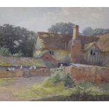 Ernest Albert Chadwick (1876-1955) - Watercolour - Old Berry Hall Solihull, signed lower left,