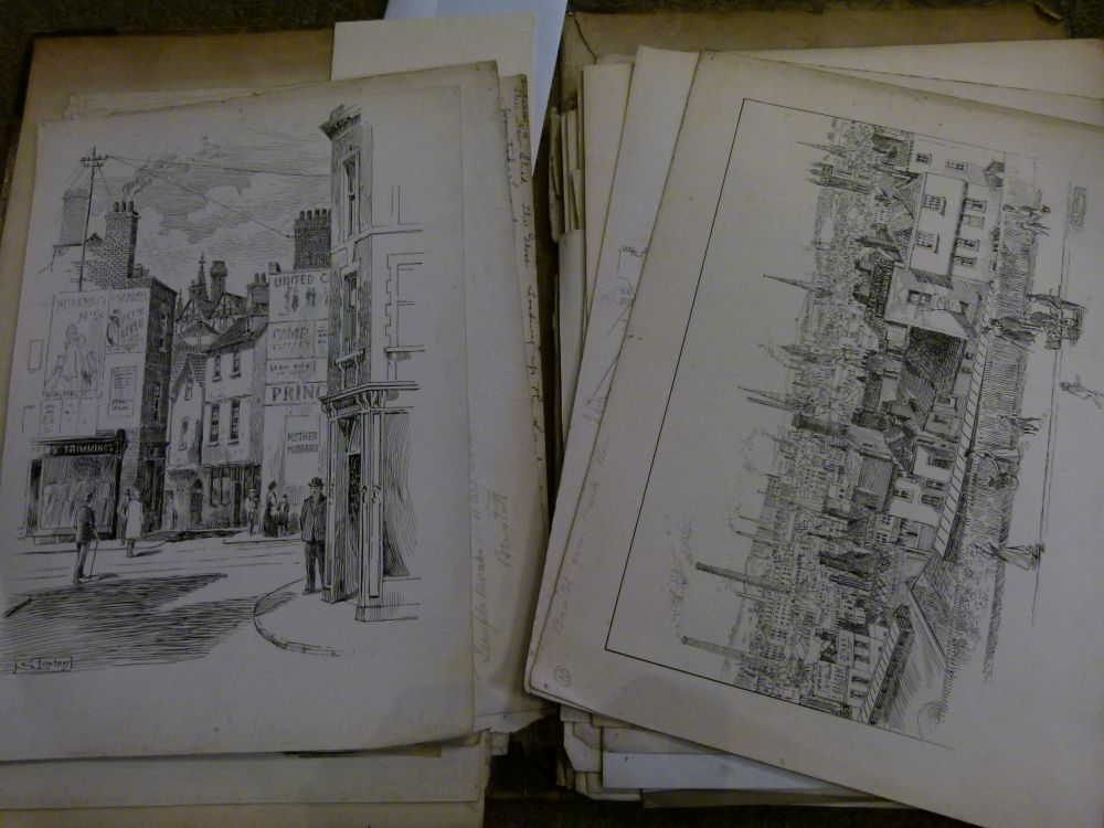 Local Interest - Loxton, Samuel (1857-1922) - Interesting folio of over one hundred unframed ink - Image 4 of 9