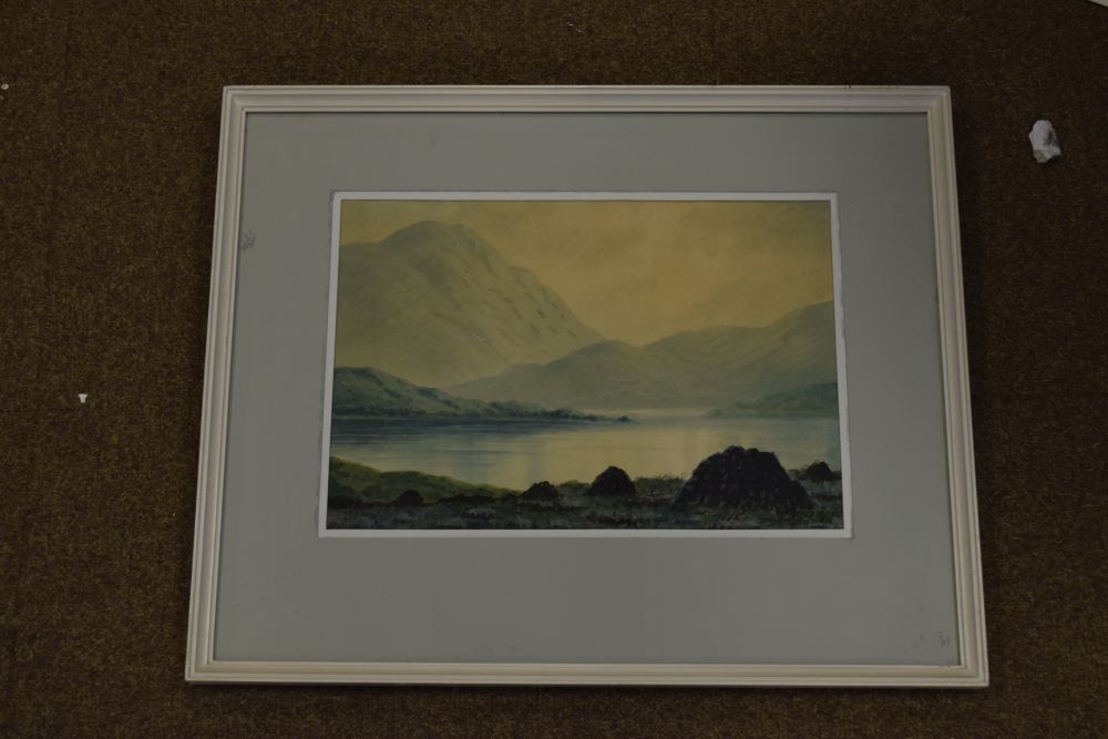 Douglas Alexander (1871-1945) - Pair of watercolours - 'Among the Twelve Pins Connemara', and ' - Image 2 of 10