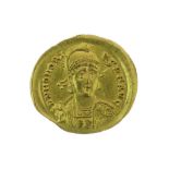 Gold Coin - Roman Empire Honorius (AD 393-423) Solidus, Mint of Constantinople (CONOB),
