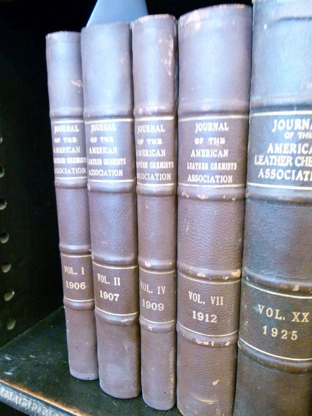 Books - Journal of the American Leather Chemists Association, 10 vols. assorted comprising; 1906, - Image 3 of 10