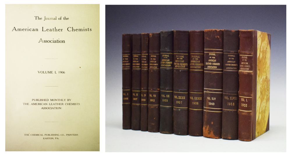 Books - Journal of the American Leather Chemists Association, 10 vols. assorted comprising; 1906,