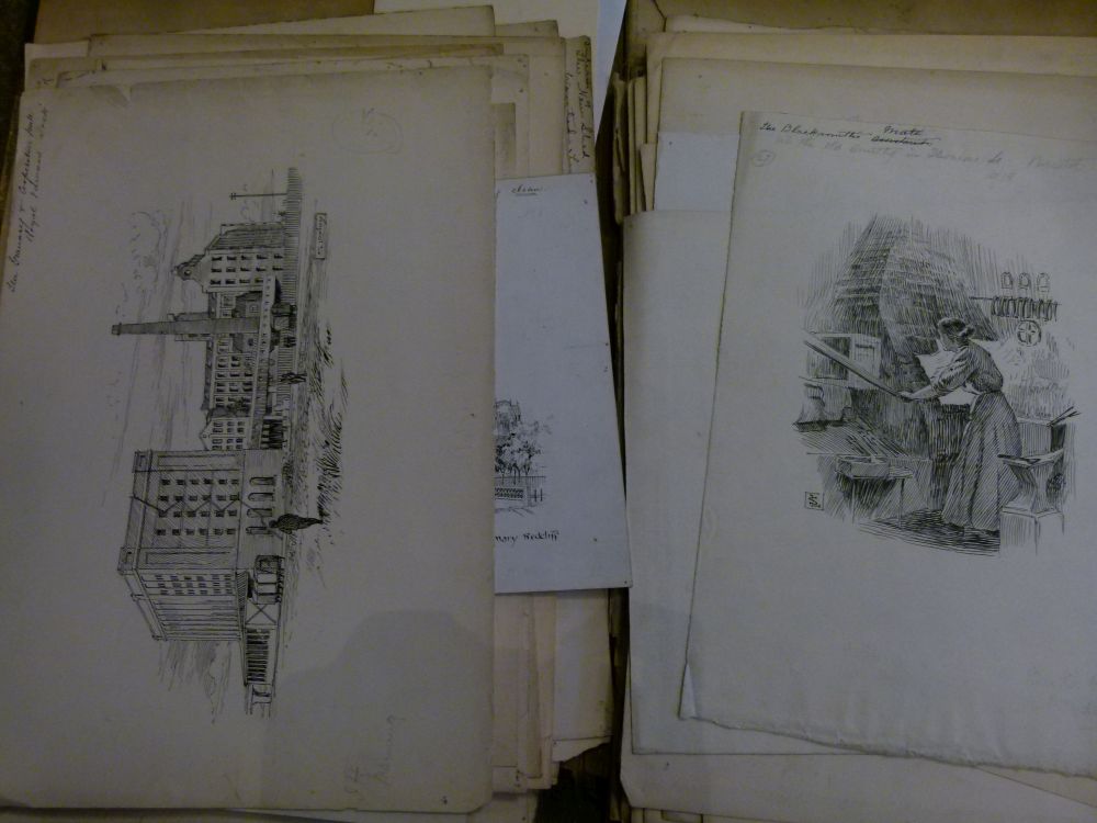 Local Interest - Loxton, Samuel (1857-1922) - Interesting folio of over one hundred unframed ink - Image 6 of 9