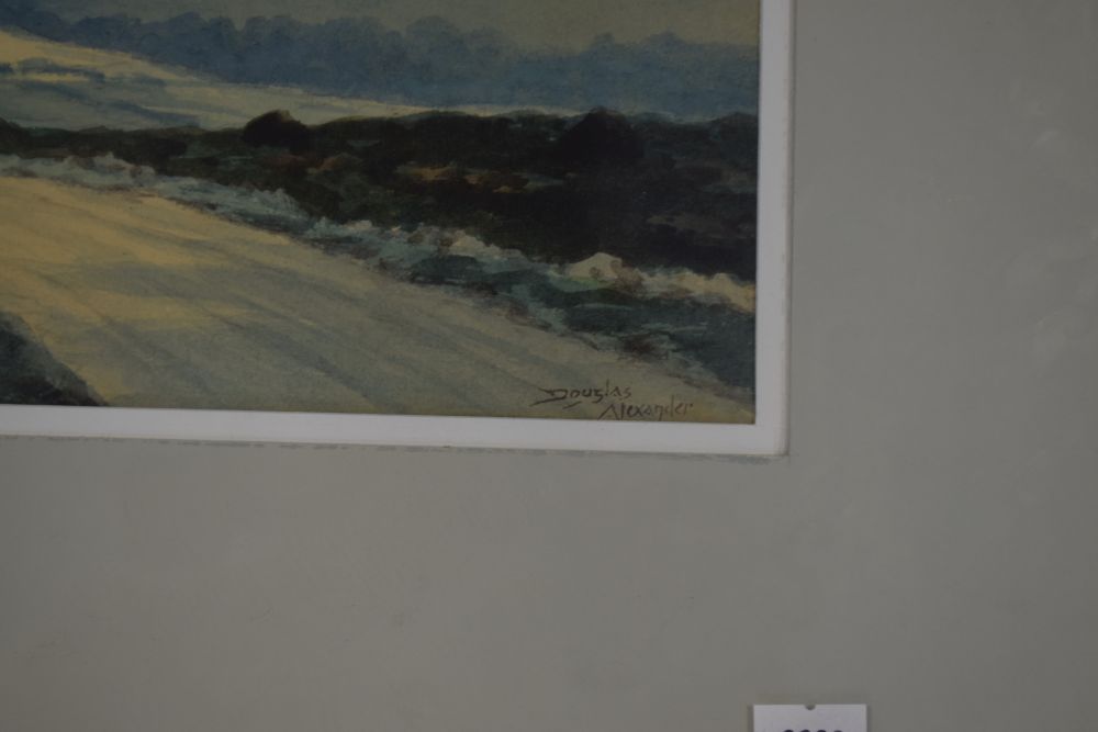 Douglas Alexander (1871-1945) - Pair of watercolours - 'Among the Twelve Pins Connemara', and ' - Image 7 of 10