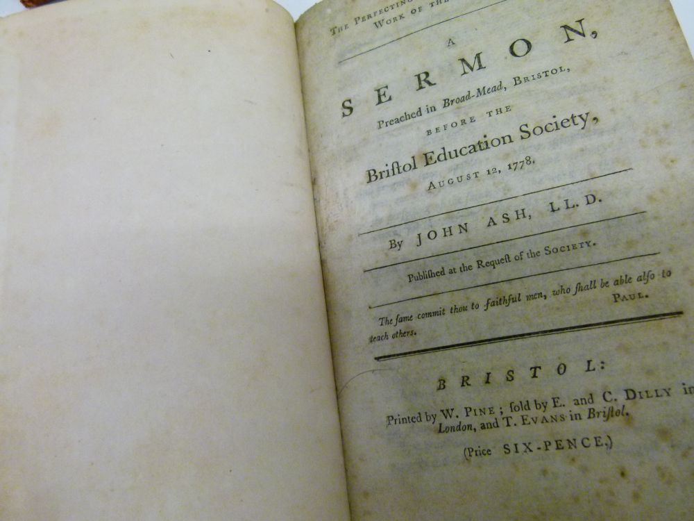 Books - Local Interest - Six assorted 18th Century printed and bound Sermons - Hugh Evans MA - Image 8 of 10