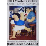 Beryl Cook - Exhibition poster for the 'Billy in the Dolphin exhibition of paintings' held at the