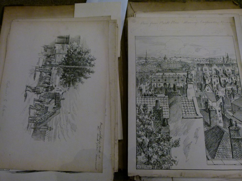 Local Interest - Loxton, Samuel (1857-1922) - Interesting folio of over one hundred unframed ink - Image 3 of 9