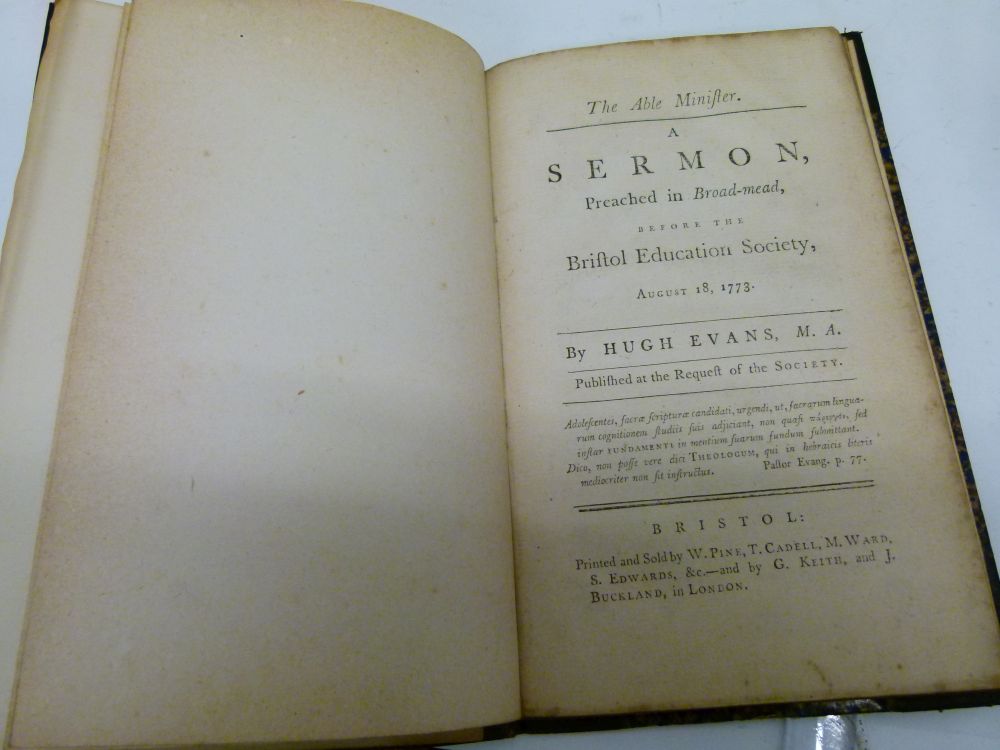 Books - Local Interest - Six assorted 18th Century printed and bound Sermons - Hugh Evans MA - Image 4 of 10