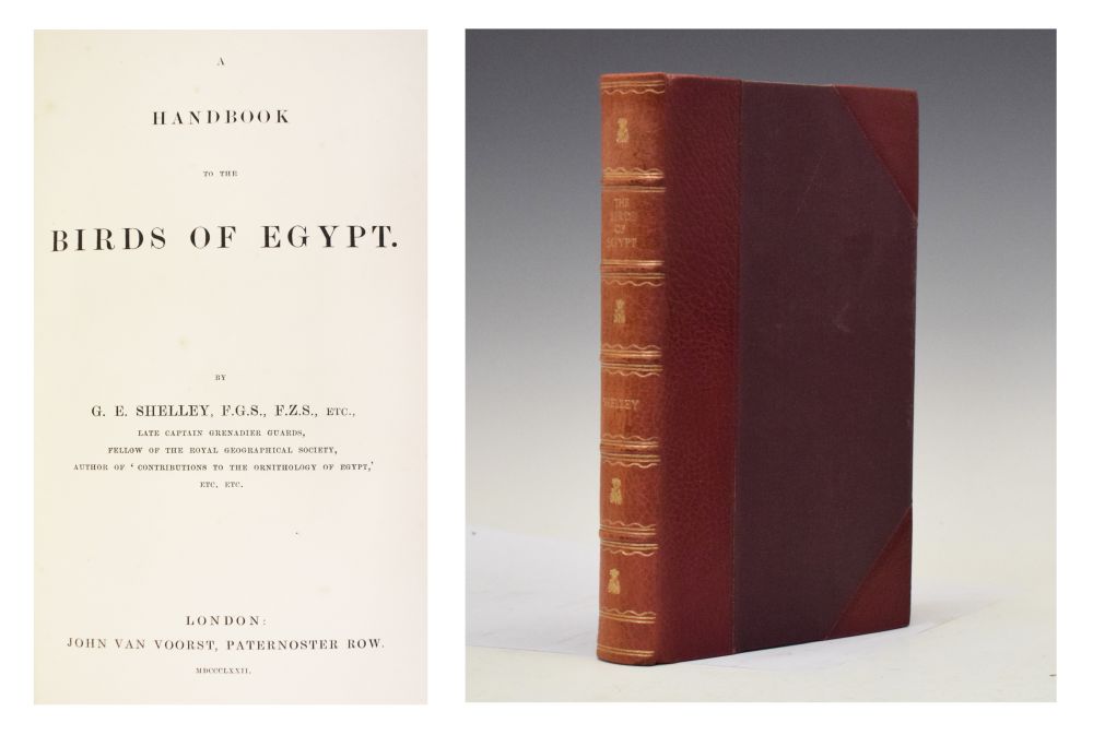 Books - Shelley, G.E., FGS, FZS, etc - A Handbook of the Birds of Egypt, John Van Voorst, London