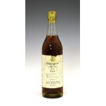 One bottle Armagnac 1914 Vintage, bottled by Avery's Bristol in 1977 (1) Condition: Wear and dirt to