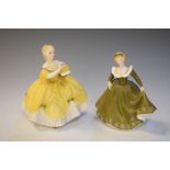 Two Royal Doulton figures - The Last Waltz HN2315 and Geraldine HN2348