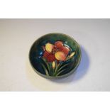 Moorcroft Crocus pattern pin dish, 11.5cm diameter