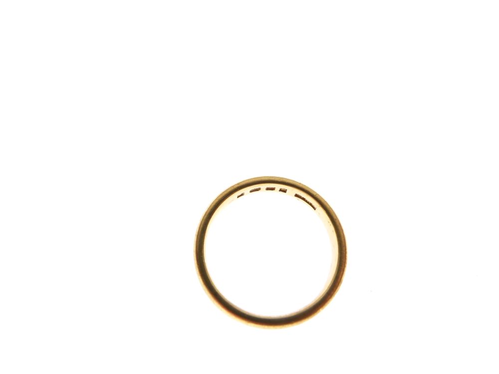 22ct gold wedding band, size I½, 4.2g approx - Image 3 of 4