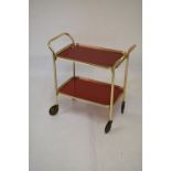 Retro hostess trolley, 71cm across handles