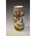 Royal Nippon cylindrical vase, 31cm high