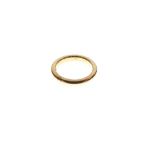 22ct gold wedding band, size L, 8.4g approx