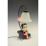 Betty Boop novelty table lamp, 43cm high