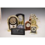 Collection of later 20th Century clocks