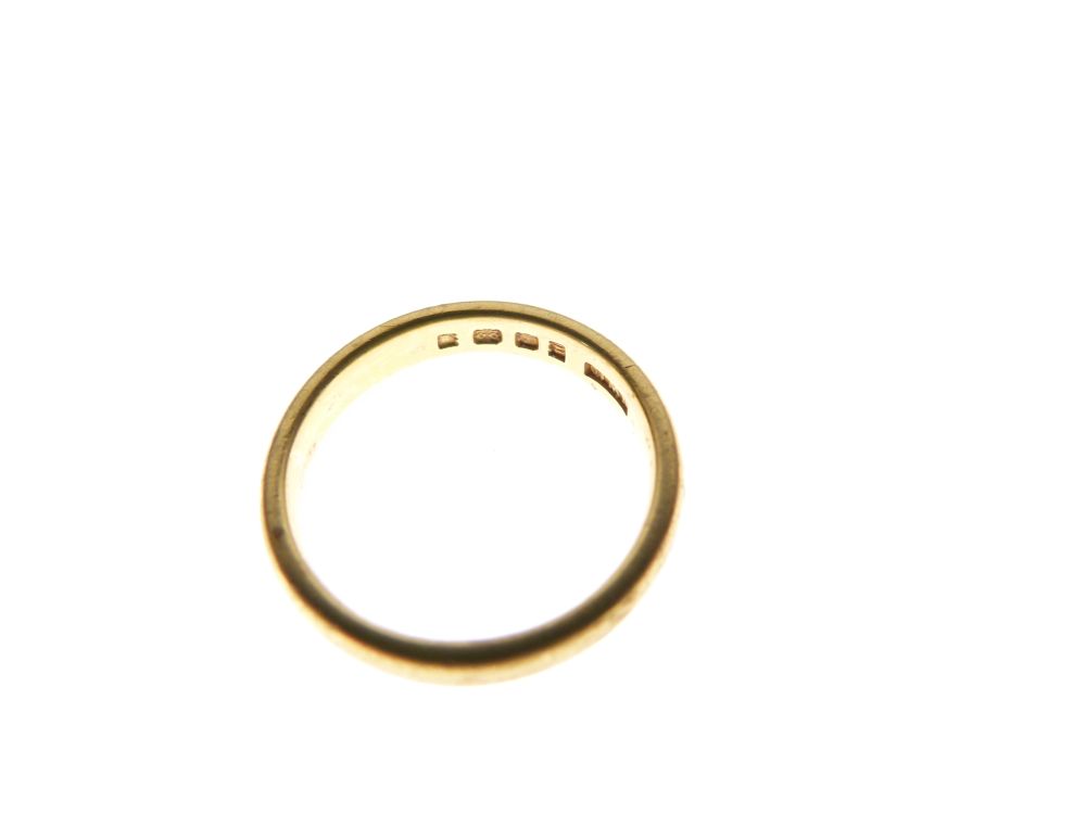 22ct gold wedding band, size I½, 4.2g approx - Image 4 of 4