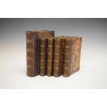 Books - Three 19th Century leather bound volumes of Knights History of England, together with