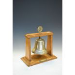 Rotary Interest - The Inner Wheel Club of Paddington oak mounted bell presented by the Rotary Club