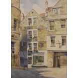 Anthony V Pace - Watercolour - Sally Lunn's Cottage Bath, signed, 46.5cm x 34cm, framed and glazed