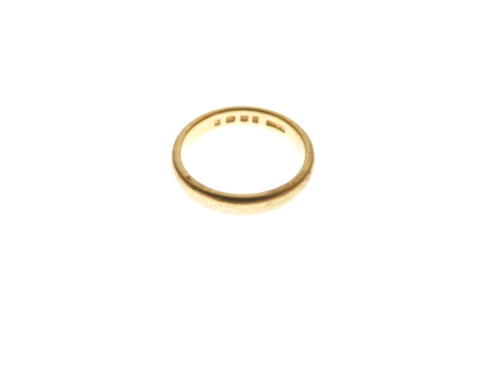 22ct gold wedding band, size I½, 4.2g approx - Image 2 of 4