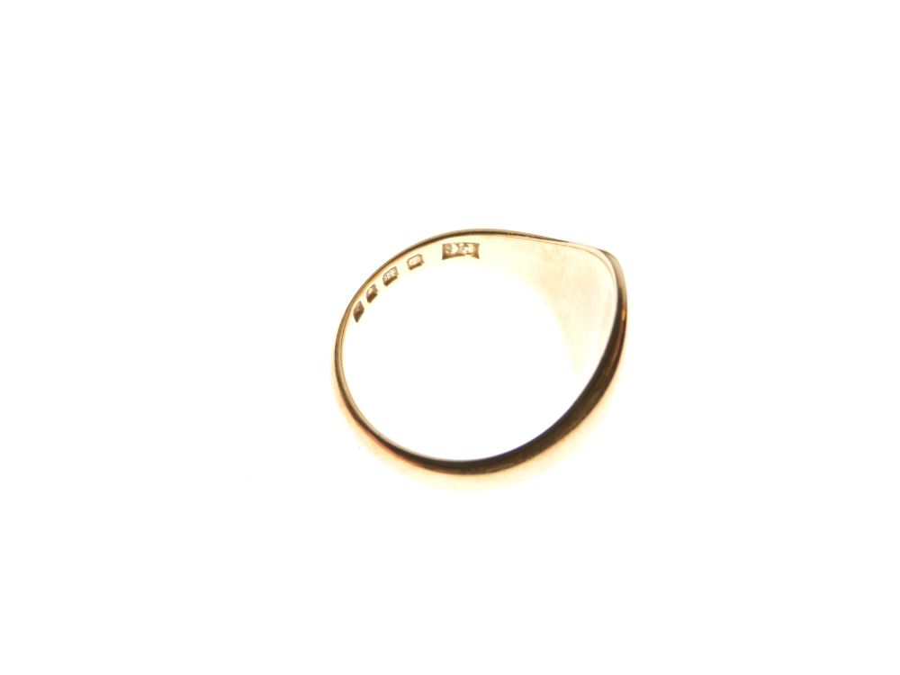 Gentleman's 18ct gold signet ring, size L½, 7.5g approx - Image 3 of 4