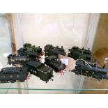 Quantity of vintage Triang, Hornby and others 00 gauge railway train set locomotives and tenders