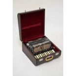 'Parrot' cased accordion