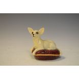 Beswick figure of a chihuahua on a cushion