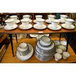 Royal Doulton Sarabande pattern tea and dinner wares
