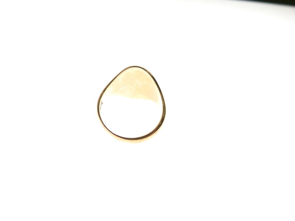 Gentleman's 18ct gold signet ring, size L½, 7.5g approx - Image 4 of 4
