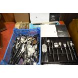 Butler of Sheffield 'Sheba' stainless steel cutlery, some boxed
