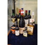 Wines & Spirits - Selection of table wines and spirits, etc to include; Moet & Chandon non-vintage