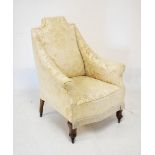 Early 20th Century camel-back occasional chair