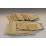 Irish Interest - Collection of 19th Century hand written documents on velum principally deeds and