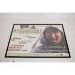 Film poster quads - 'Fat City' and 'Atanarjuat - The Fast Runner', both framed and glazed,