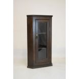 Early 20th Century oak corner cabinet, 107cm high