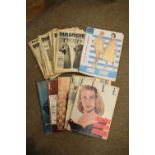 Magazines - Large quantity of 1930's, 1940's and 1950's French fashion magazines to include Elle,