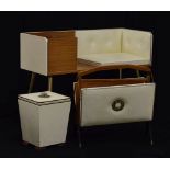 Modern Design - Three items of circa 1960's/70's furniture, in the manner of Ico Parise,