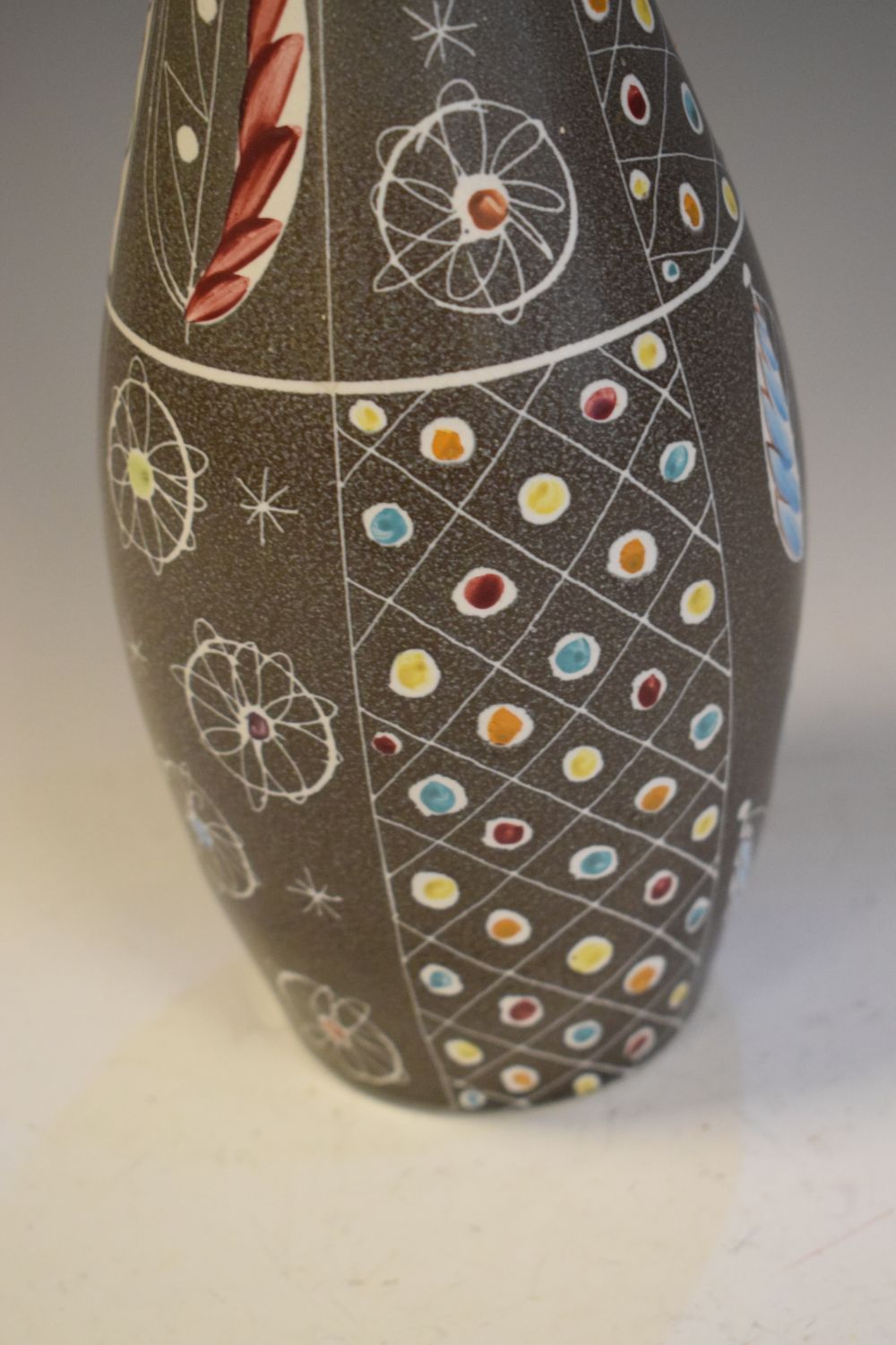 Denby Glyn Colledge retro pottery vase, 42cm high - Image 3 of 4